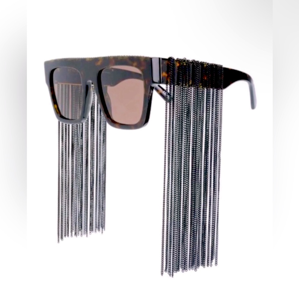 BNIB! Stella McCartney $745 Chain Fringe Falabella
Sunglasses Havana Black/Brown